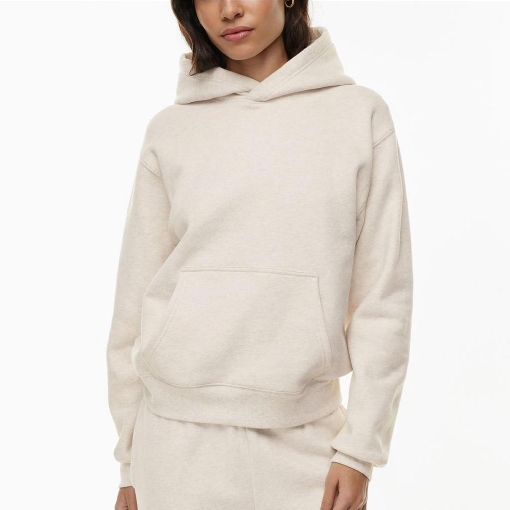 Aritzia - Tna Cozy Fleece Mega Hoodie - Oatmeal Heather